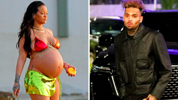 Fans de Rihanna rechazan "felicitación" de Chris Brown por el nacimiento de su bebé 
