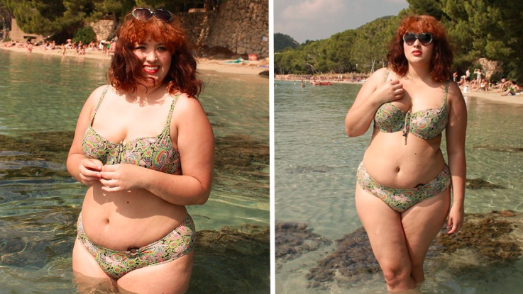 “Me atreví a usar bikini por primera vez”: Mujer de talla grande se luce pese a las críticas